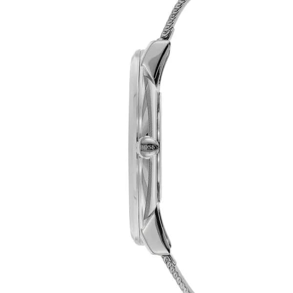 Silver crown with simple texture – easy to adjust