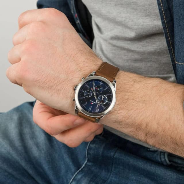  Watch worn on wrist showing fit and style