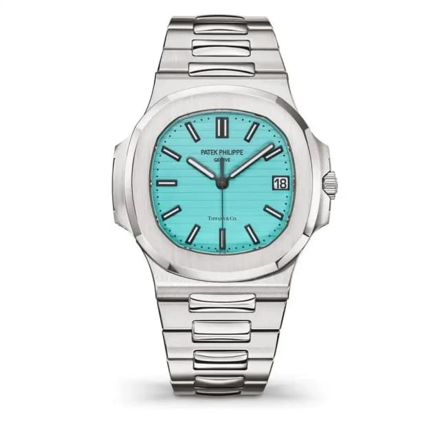 Patek Philippe Nautilus 5711/1A-018 Tiffany Blue Dial Watch – Front View