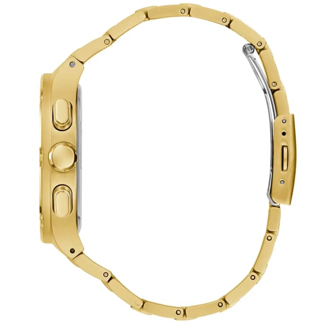 Detailed view of the metal strap of GUESS GW0572G2