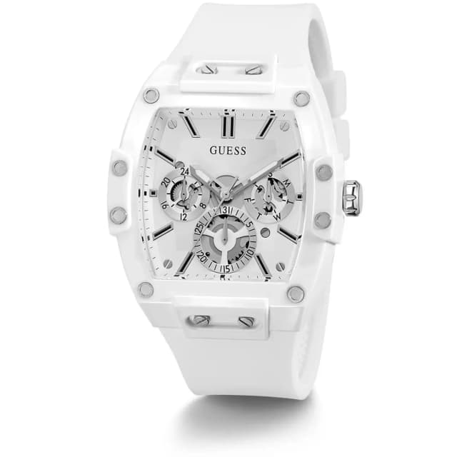 Full product view of Guess GW0203G2 with all-white design