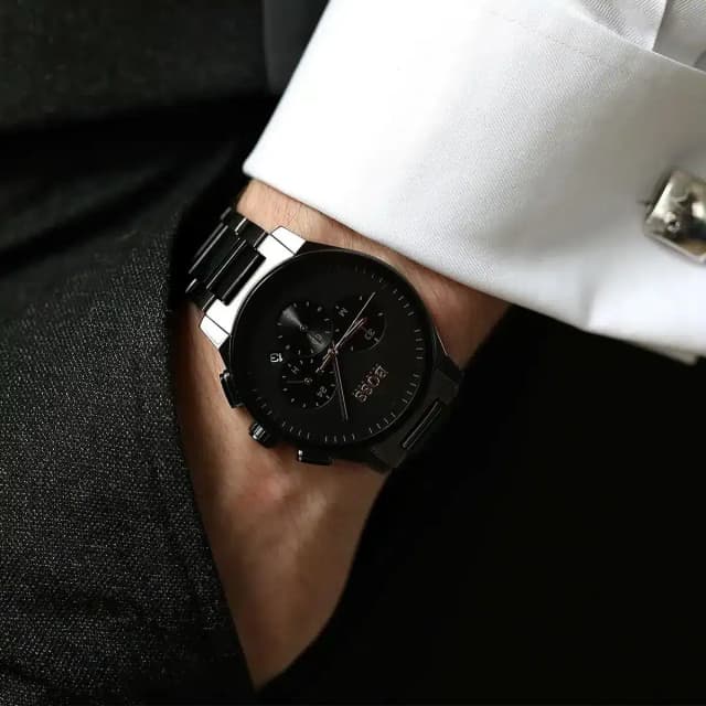 Watch on wrist – bold and modern masculine style