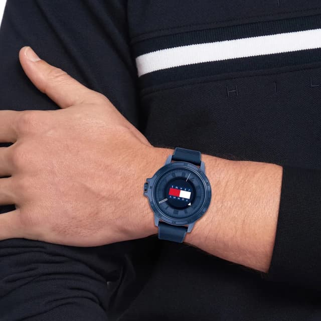 Worn view – watch on wrist